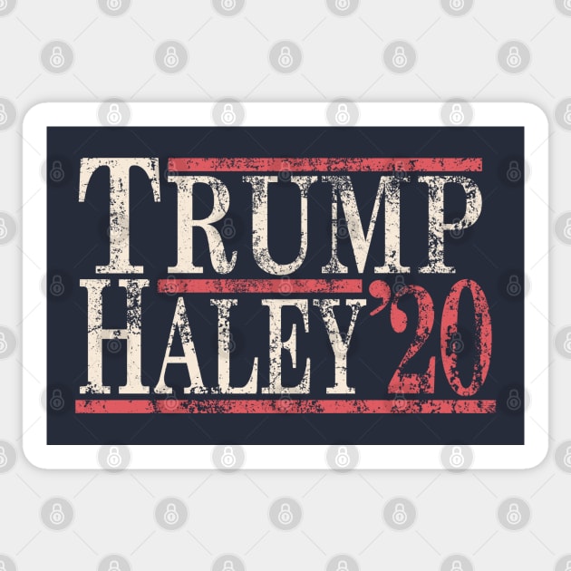 Trump Haley 2020 Sticker by Etopix